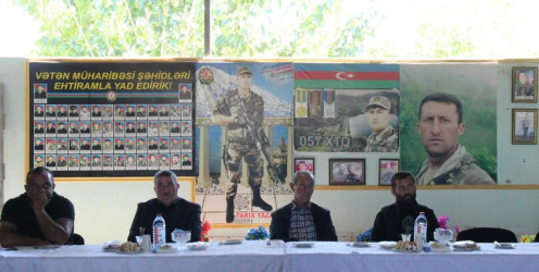 “Konstitusiya və Suverenlik İli” tədbirləri çərçivəsində, “27 sentyabr-Anım Günü” ərəfəsində Goranlı kəndində şəhid ailələri ilə görüş keçirildi