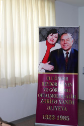 Goranboyda görkəmli oftalmoloq alim, akademik Zərifə xanım Əliyevanın doğum günü ilə bağlı tədbir keçirildi