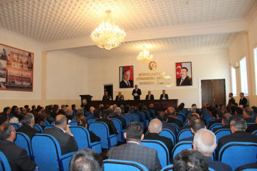 Goranboy rayon İcra Hakimiyyətində  2025-ci ilin 1-ci rübünün yekunları müzakirə edildi