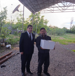 Goranboyda Qurban bayramı münasibəti ilə 500-dən çox ailə ziyarət olunaraq bayram sovqatları təqdim olundu