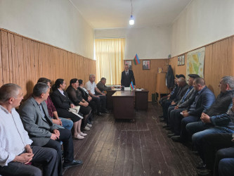 Goranboyda “Sel və daşqın hadisələrindən mühafizə tədbirlərinin genişləndirilməsi” mövzusunda marifləndirici tədbir keçirildi