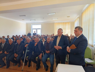 Xınalıda səyyar qəbul keçirildi