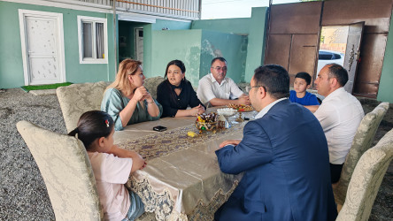 Goranboyda qərargah üzvləri Məhərrəmlik ayının başlanması ilə əlaqədar şəhid ailəsini ziyarət etdilər