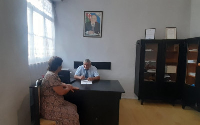 Goranboyda vətəndaş qəbulları davam edir