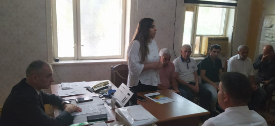 Goranboyda intensiv meyvə bağlarının genişləndirilməsi istiqamətində maarifləndirici görüş keçirildi