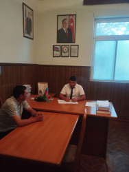 Goranboyda vətəndaş qəbulları davam edir