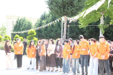 Goranboyda Ümummilli Lider Heydər Əliyevin 103-cü ildönümü ilə bağlı kitab festivalı keçirildi