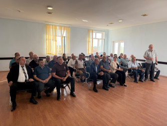 Goranboy rayonunun Fəxralı kəndində 2026–2030-cu illər üçün Dövlət Proqramının icrası ilə bağlı marifləndirici görüş keçirildi