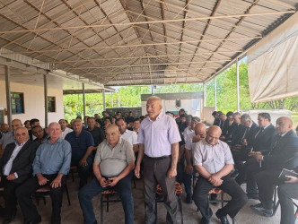 Goranboy rayonunda növbəti səyyar qəbul Qarapirimli kəndində keçirildi