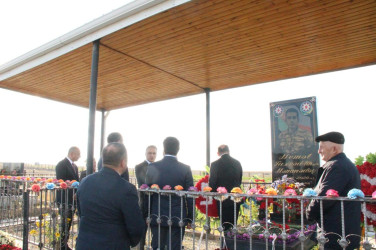 Xoylu və Yolqulular kəndlərində şəhidlərimizin  məzarları ziyarət edildi