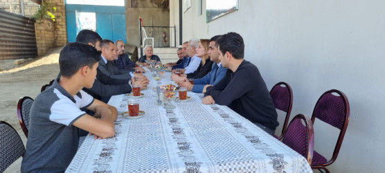 “27 sentyabr Anım günü” ilə bağlı, Borsunlu kəndində Vətən Müharibəsi şəhidlərimizin  ailələri ziyarət edildi.