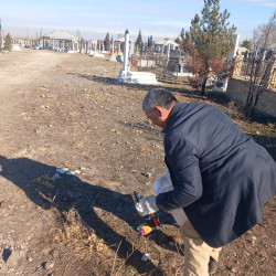 Goranboyda 20 Yanvar faciəsinin 36-cı ildönümü ilə bağlı Şəhidlər Xiyabanları, Abidə-Xatirə Kompleksləri və qəbirstanlıqlarında təmizlik işləri aparıldı