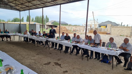 Goranboyda şəhid ailələri və müharibə iştirakçıları ilə görüşlər davam etdirilir, onların sosial qayğıları yerində öyrənilir, həlli ilə bağlı müvafiq tədbirlər həyata keçirilir.