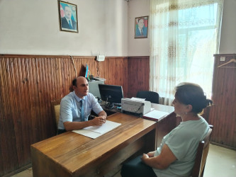 Goranboyda vətəndaş qəbulları davam edir