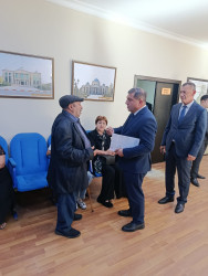 Goranboyda vətəndaş qəbulları davam edir