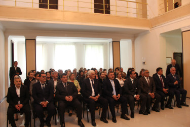 Goranboyda, “Konstitusiya və Suverenlik ili“ çərçivəsində, “Milli mədəniyyətimiz Ulu Öndər Heydər Əliyev ideyalarından güc alır“ mövzusunda tədbir keçirildi