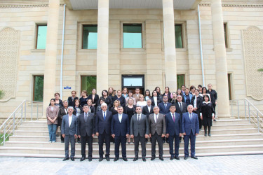 Goranboyda, “Konstitusiya və Suverenlik ili“ çərçivəsində, “Milli mədəniyyətimiz Ulu Öndər Heydər Əliyev ideyalarından güc alır“ mövzusunda tədbir keçirildi
