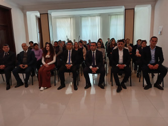 Goranboyda “Konstitusiya və suverenlik ili” çərçivəsində “18 aprel-Beynəlxalq Abidələr və Tarixi Yerlər Günü ilə bağlı” ilə bağlı tədbir keçirildi