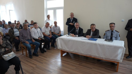 Goranboyda növbəti səyyar qəbul Aşağı Ağcakənd qəsəbəsində keçirildi
