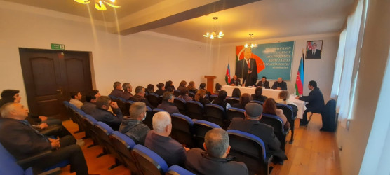 Goranboyda inzibati ərazi dairəsi üzrə nümayəndəliklərdə hesabat iclasları keçirildi