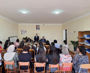 Goranboyda “Sülh Aylığı” mövzusunda növbəti tədbir keçirildi