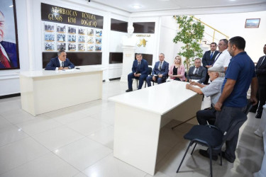 Goranboy rayon İcra Hakimiyyətində vətəndaşların növbəti qəbulu keçirildi