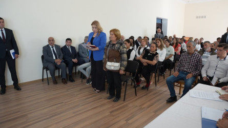 Goranboyda növbəti səyyar qəbul Aşağı Ağcakənd qəsəbəsində keçirildi