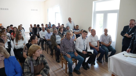 Goranboyda növbəti səyyar qəbul Aşağı Ağcakənd qəsəbəsində keçirildi