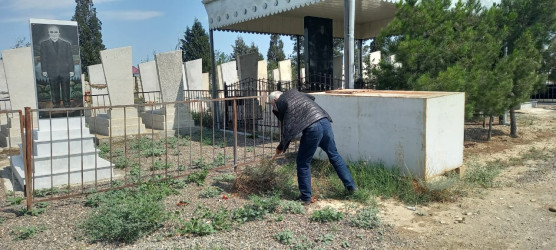 Goranboy rayonunun bütün yaşayış məntəqələrində təmizlik həftəsi çərçivəsində  xiyaban  və qəbirstanlıqlarda iməciliklər təşkil edildi.