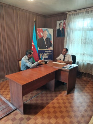 Goranboyda vətəndaş qəbulları davam edir