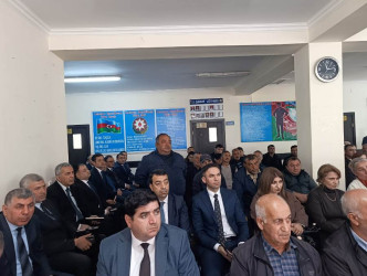 Goranboyda növbəti səyyar qəbul Dəyirmanlar kəndində keçirildi