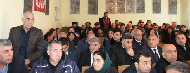 Goranboyda növbəti səyyar qəbul Boluslu kəndində keçirildi