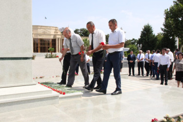 Goranboyda " 22 iyul Milli  Mətbuat Günü" ilə bağlı,  Ulu Öndər Heydər Əliyevin Azərbaycan Mətbuatının inkişafında  rolu"  mövzusunda tədbir  keçirildi.