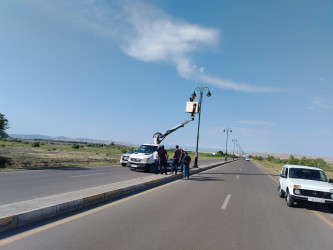 Goranboyda abadlıq və yenidənqurma işləri davam etdirilir