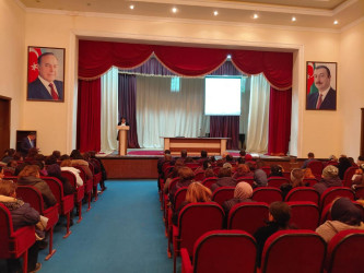 Goranboyda “20 Yanvar–Azərbaycan xalqının şərəf və qürur günüdür”  mövzusunda tədbir keçirildi