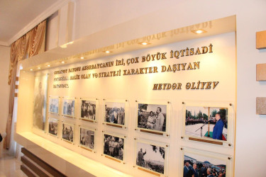 Goranboyda Ümummilli Lider Heydər Əliyevin anım günü ilə bağlı, Heydər Əliyev Mərkəzinə ekskursiya  təşkil edildi
