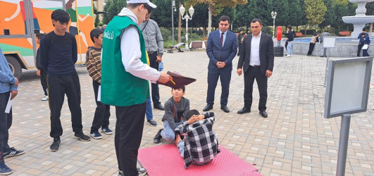 Goranboyda  “Səyyar Sağlam Həyat”  layihəsi çərçivəsində tədbir keçirildi.