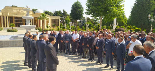 Goranboyda “Su təsərrüfatı və meliorasiya işçiləri günü” ilə bağlı tədbir keçirildi