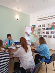 Goranboyda  “İcma əsaslı psixi sağlamlıq və psixososial dəstək xidmətlərinin təşkili üzrə potensialın artırılması” layihəsi çərçivəsində təlimlər keçirilir.