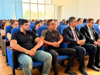Goranboyda “Əhalinin mülkiyyət hüquqlarının təmin edilməsi sahəsində tədbirlərin səmərəliliyinin artırılması” mövzusunda maarifləndirici tədbir keçirildi