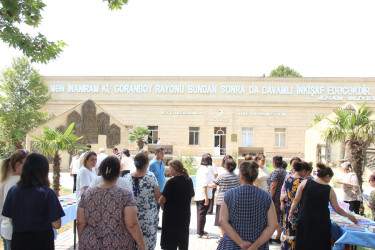 Goranboyda “Azərbaycan Əlifbası və Azərbaycan Dili Günü” ilə bağlı tədbir keçirildi