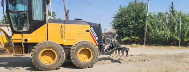 Səfikürddə kənd tam orta məktəbinə gedən əsas avtomobil yoluna asafalt çəkilməsi işlərinə start verildi