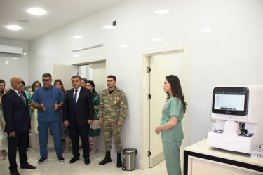 Goranboyda Sağlamlıq Klinikasının açılış mərasimi keçirildi
