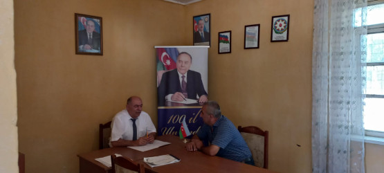 Goranboyda vətəndaş qəbulları davam edir