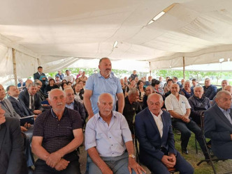 Goranboyda növbəti səyyar qəbul Qurbanzadə kəndində keçirildi