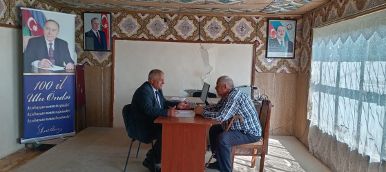 Goranboyda vətəndaşların müraciətlərinə xüsusi diqqət yetirilir