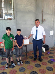 Goranboy rayon İcra Hakimiyyəti tərəfindən, Qurban bayramı mübasibətilə şəhid, qazi, çernobıl əlili və aztəminatlı ailələrə bayram sovqatları verildi