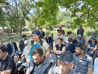 Goranboyda növbəti səyyar qəbul Buzluq kəndində keçirildi