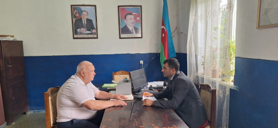 Goranboyda vətəndaş qəbulları davam edir