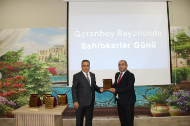 Goranboyda  “Sahibkarlar günü” ilə bağlı tədbir keçirildi
